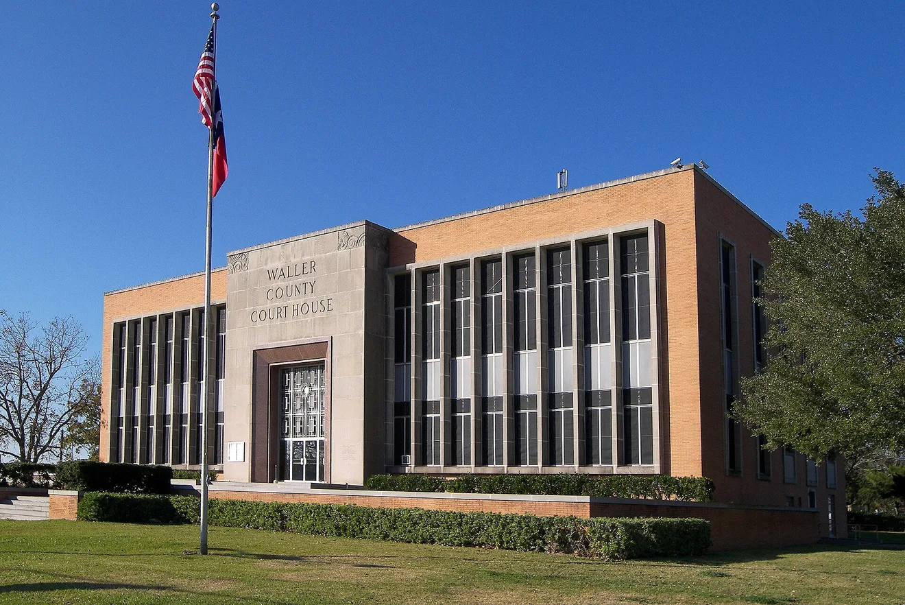 The Waller County Courthouse in Hempstead, Texas, not the project site (Photo: Larry D. Moore / Wikimedia Commons, CC BY 4.0)