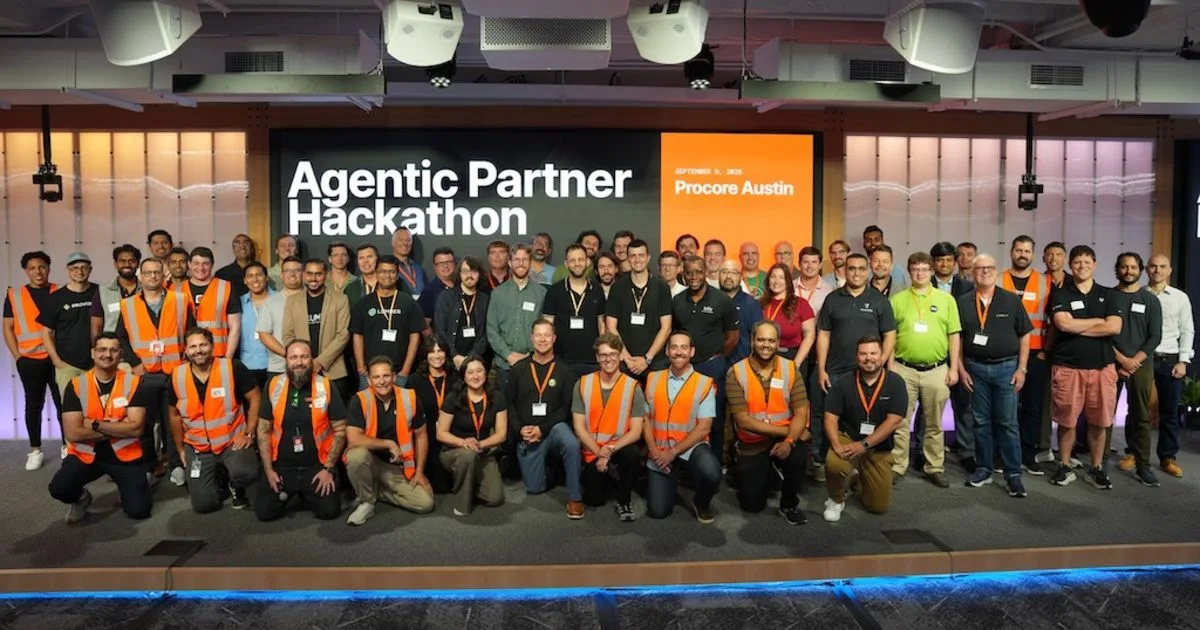Procore's AI agent marketplace announcement image (Image: Procore)