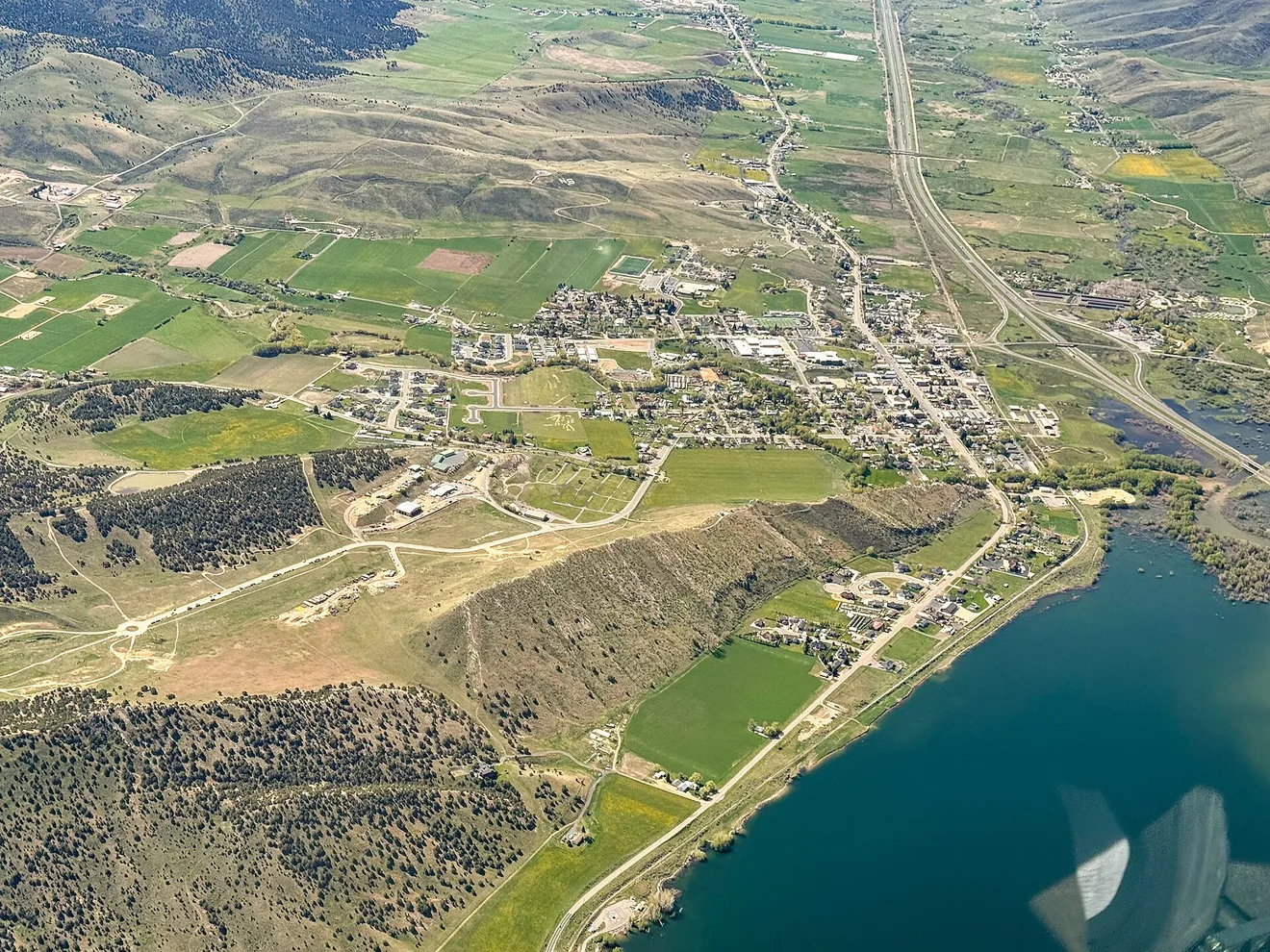 Aerial view of Coalville, Utah, the Summit County seat, not the project site (Photo: Tedder / Wikimedia Commons, CC BY 4.0)