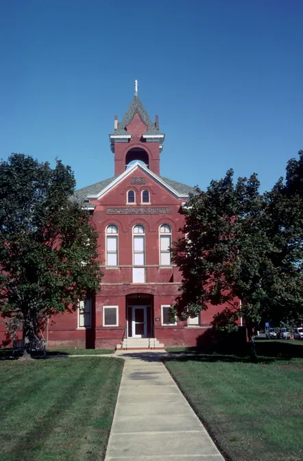 The Accomack County Courthouse in Accomac, Va. (USDA photo by Calvin Beale)