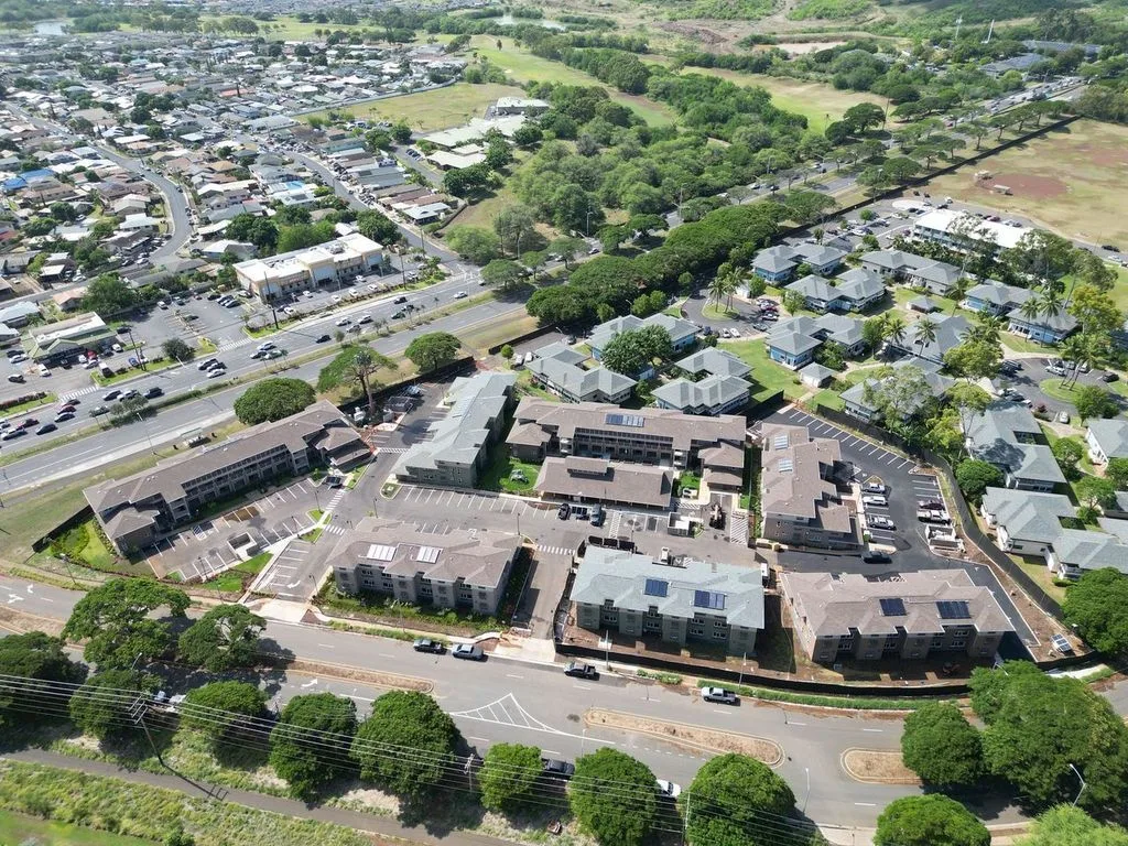 Kaleimaʻo Village Aerial Photo by Stanford Carr
