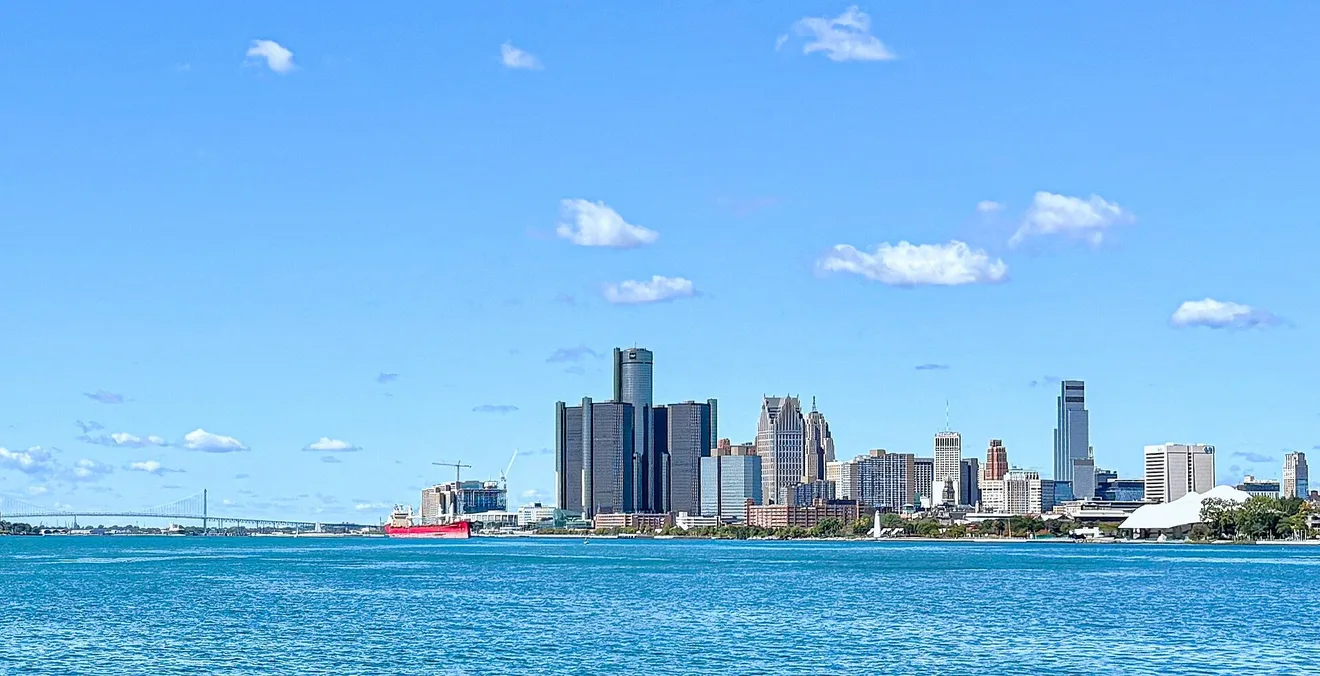 Detroit skyline seen from Belle Isle (Photo: TheWxResearcher / Wikimedia Commons, CC0)