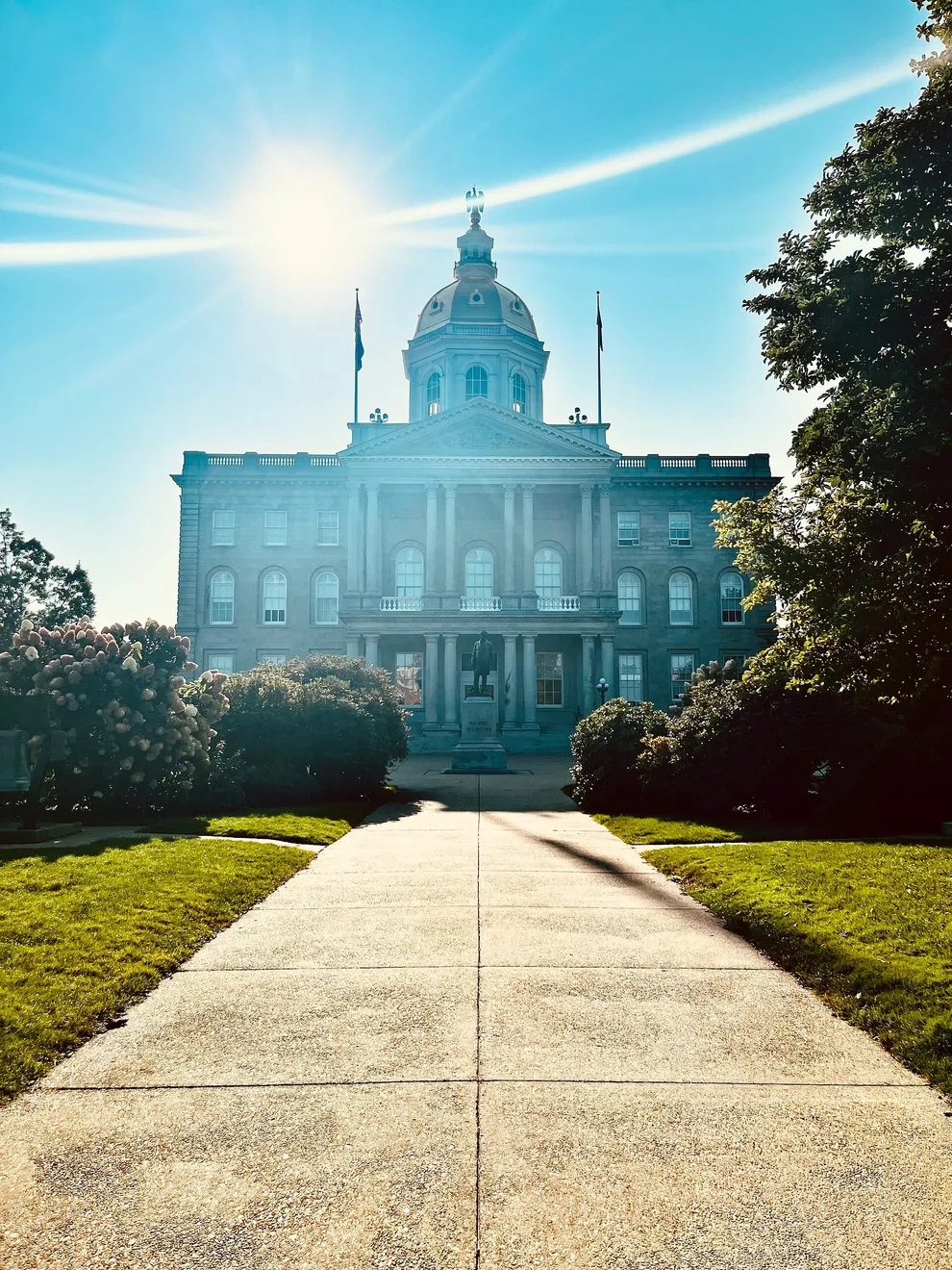 The New Hampshire State House in Concord