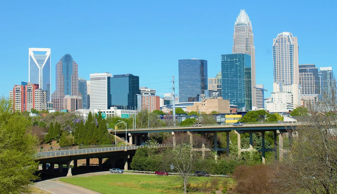 The Charlotte, N.C., skyline in 2016, not the project site (Photo: brandon walker / Wikimedia Commons, CC0)